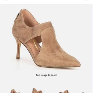 Cole Haan Ina Curt-Out, Size 8 in Suede Tan. $ 12 OBO. Some signs of wear.